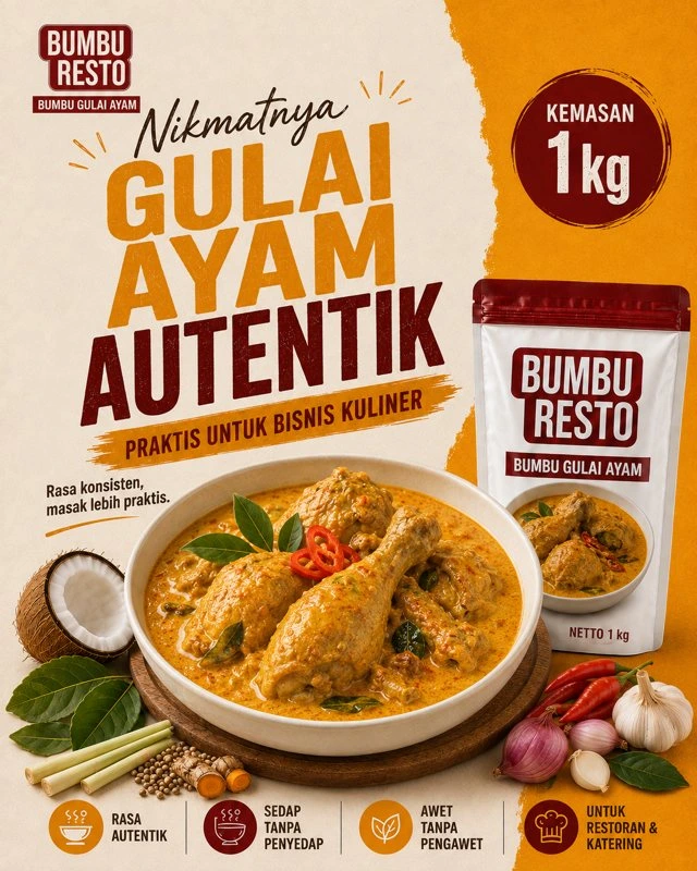 Bumbu Gulai Ayam Autentik 1kg