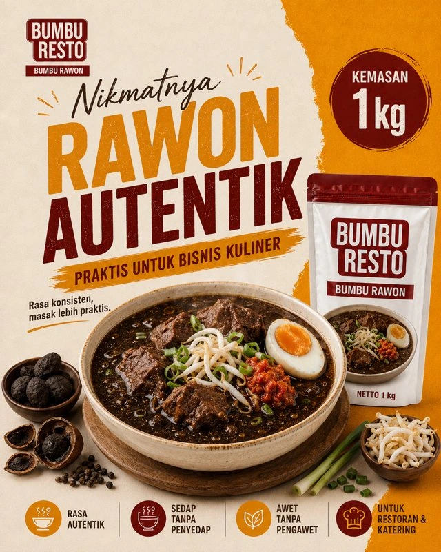 Bumbu Rawon Autentik 1kg