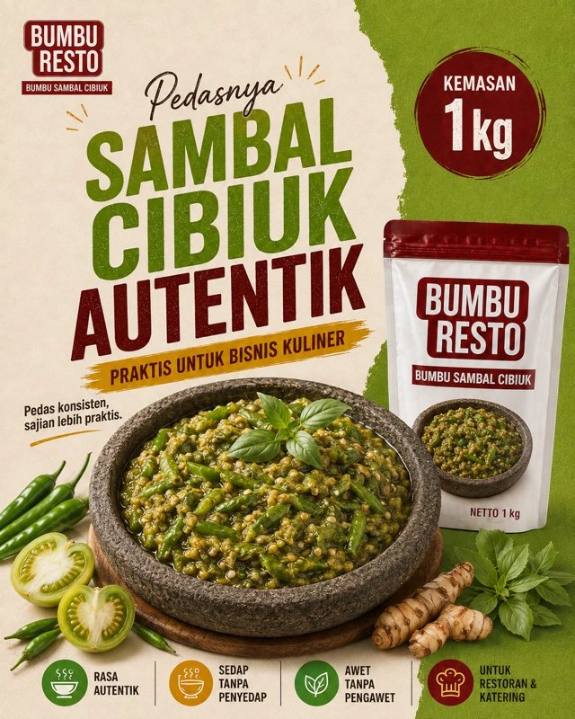 Sambal Cibiuk Autentik 1kg
