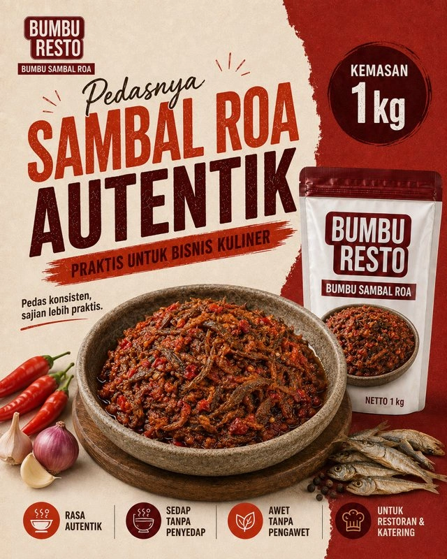 Sambal Roa Autentik 1kg