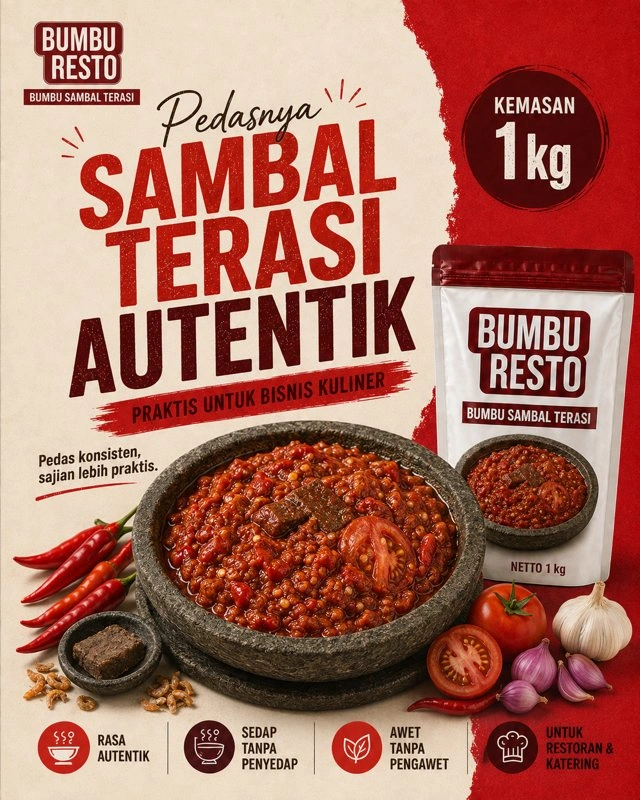 Sambal Terasi Autentik 1kg