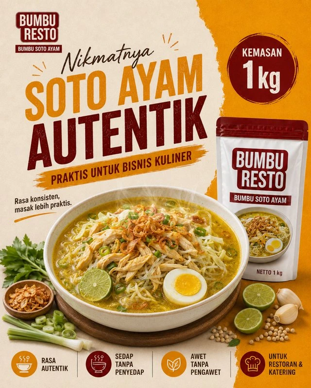 Bumbu Soto Ayam Autentik 1kg